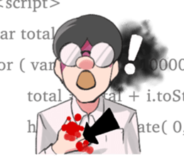 Shachiku and Mr. Aoki/System Engineer sticker #11455699