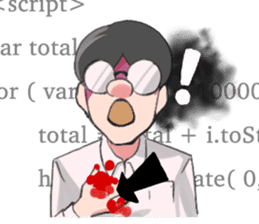 Shachiku and Mr. Aoki/System Engineer sticker #11455699