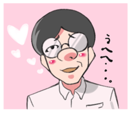 Shachiku and Mr. Aoki/System Engineer sticker #11455700