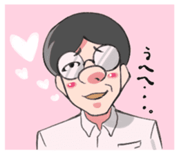 Shachiku and Mr. Aoki/System Engineer sticker #11455700