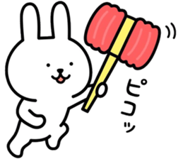 Rabbit and bear sticker4 sticker #11456938