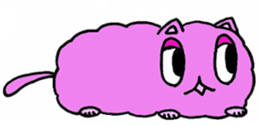 fluffyPinkyCat sticker #11456968