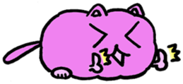 fluffyPinkyCat sticker #11456969