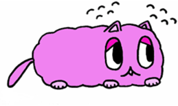 fluffyPinkyCat sticker #11456970