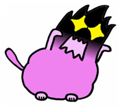 fluffyPinkyCat sticker #11456973