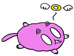 fluffyPinkyCat sticker #11456986