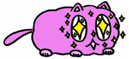 fluffyPinkyCat sticker #11456994