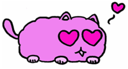 fluffyPinkyCat sticker #11456999
