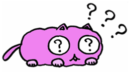 fluffyPinkyCat sticker #11457002