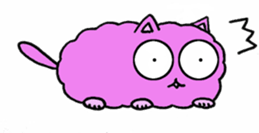 fluffyPinkyCat sticker #11457003