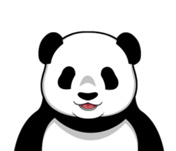 Pretty Pan-da sticker #11457489