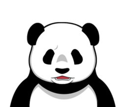 Pretty Pan-da sticker #11457492