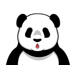 Pretty Pan-da sticker #11457494