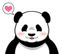 Pretty Pan-da sticker #11457496