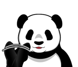 Pretty Pan-da sticker #11457498