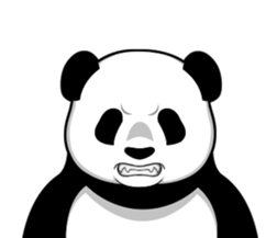 Pretty Pan-da sticker #11457500