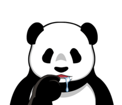 Pretty Pan-da sticker #11457502