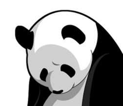 Pretty Pan-da sticker #11457509