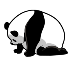 Pretty Pan-da sticker #11457519