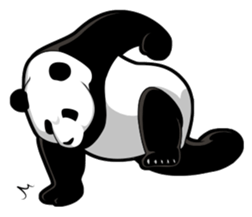 Pretty Pan-da sticker #11457527