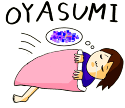 Cartoon Girl Sticker sticker #11457551