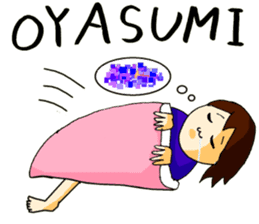 Cartoon Girl Sticker sticker #11457551