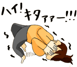 Cartoon Girl Sticker sticker #11457552