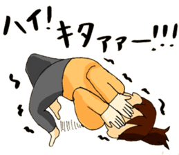 Cartoon Girl Sticker sticker #11457552