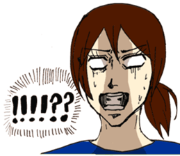 Cartoon Girl Sticker sticker #11457562