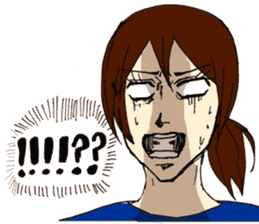 Cartoon Girl Sticker sticker #11457562