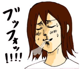 Cartoon Girl Sticker sticker #11457563