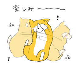 Corgi who wanted to be a man sticker #11457689