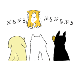 Corgi who wanted to be a man sticker #11457702