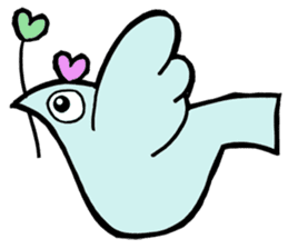 Giant Pigeons in Love sticker #11457744