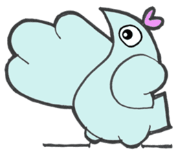 Giant Pigeons in Love sticker #11457746