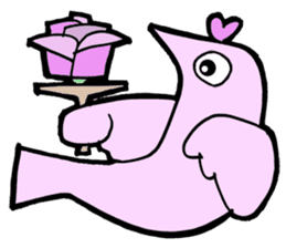 Giant Pigeons in Love sticker #11457747