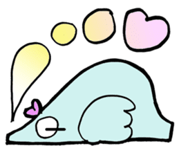 Giant Pigeons in Love sticker #11457750