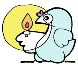 Giant Pigeons in Love sticker #11457752