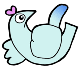 Giant Pigeons in Love sticker #11457758