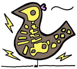 Giant Pigeons in Love sticker #11457759