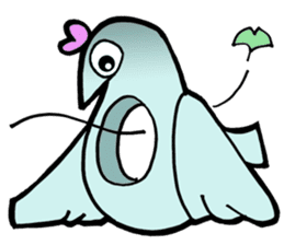Giant Pigeons in Love sticker #11457760
