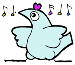 Giant Pigeons in Love sticker #11457762