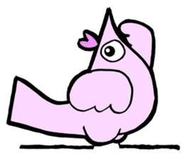 Giant Pigeons in Love sticker #11457763