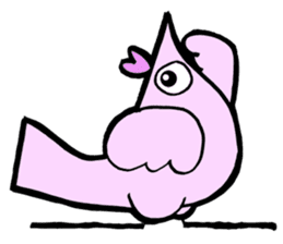 Giant Pigeons in Love sticker #11457763