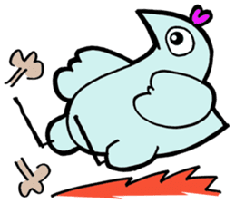 Giant Pigeons in Love sticker #11457764