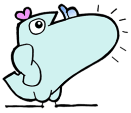 Giant Pigeons in Love sticker #11457768