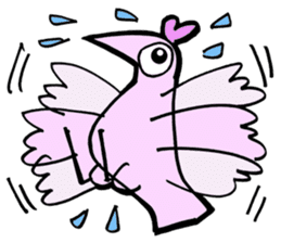 Giant Pigeons in Love sticker #11457769