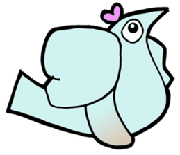 Giant Pigeons in Love sticker #11457772
