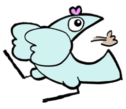 Giant Pigeons in Love sticker #11457774