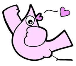 Giant Pigeons in Love sticker #11457781